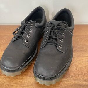 Dr. Martens Black Oxfords with Durable Sole